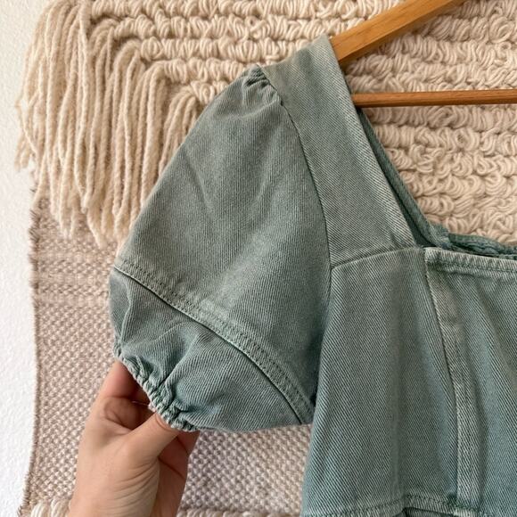 Louna Denim Mini Dress - Picture 6 of 8